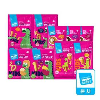[푸디버디][푸디버디] 우리아이 입맛친구 카레/짜장/핫도그/너겟  인기제품 골라담기 ~30%