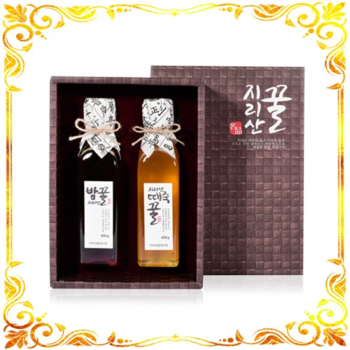 지리산한봉 특화벌꿀 2종세트 (밤꿀 400g, 때죽꿀 400g)